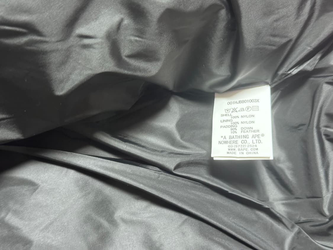 베이프 퍼스트 카모 샤크 윈드스토퍼 다운 자켓 상품이미지7