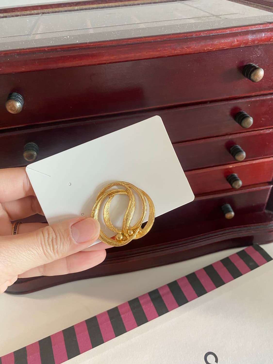 스카프링 골드 오브제 빈티지 상품이미지6