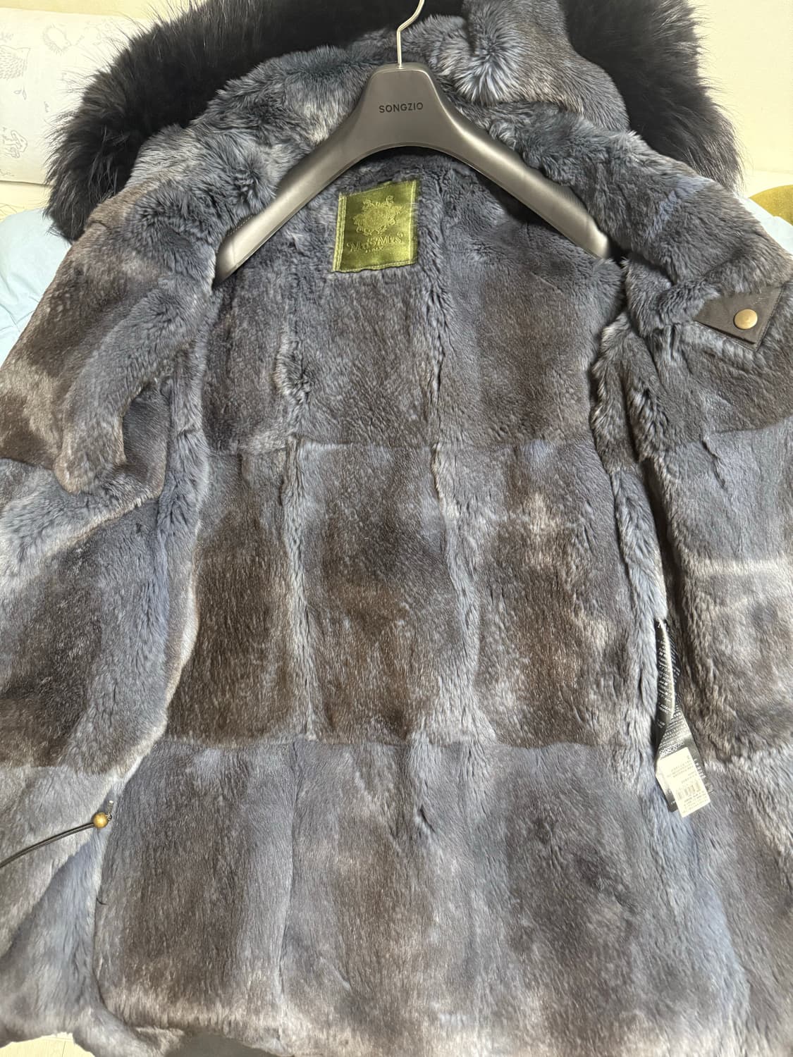 미스터앤미세스퍼 블랙 블루퍼 야상 s 100~105 상품이미지3