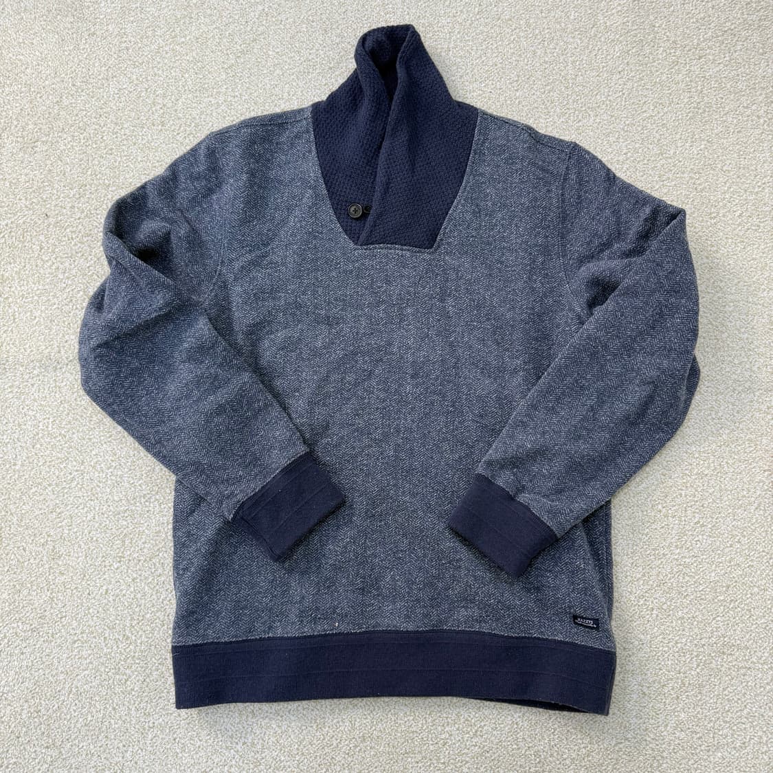 [100] 헤지스 반집업 기모 스웨터 1223T1 상품이미지1