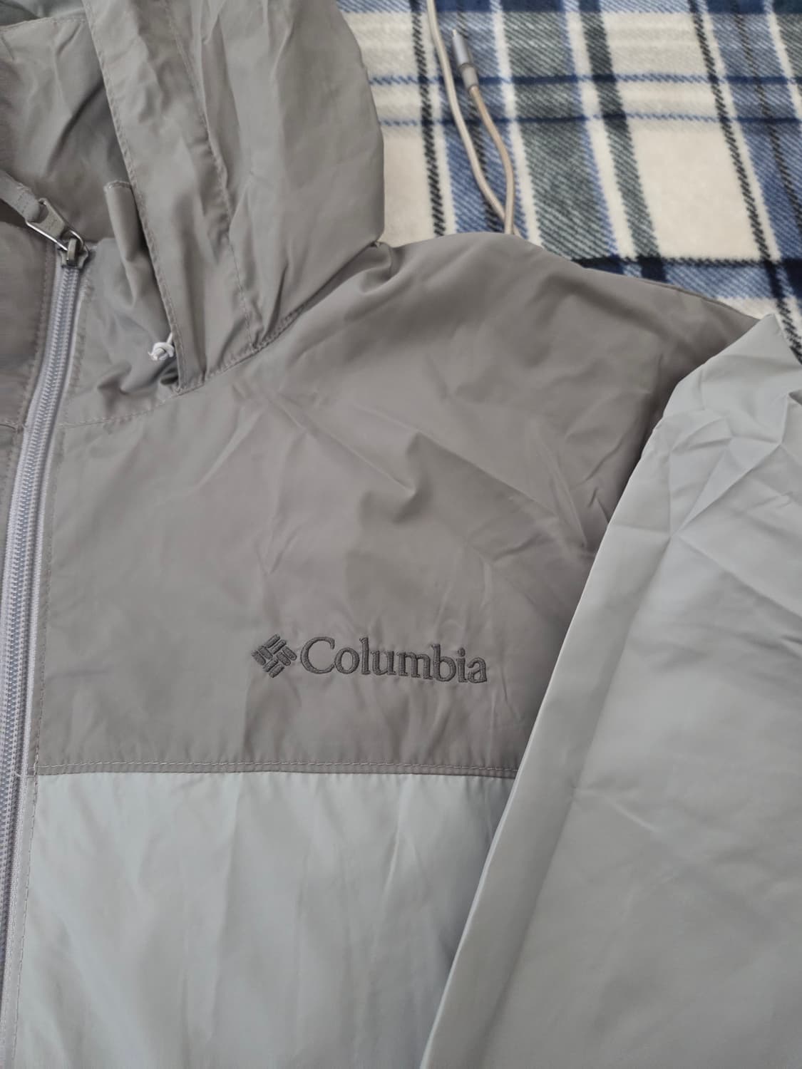 컬럼비아 COLUMBIA 글렌나커 레이크 레인 자켓 1X 그레이 컬러 상품이미지2