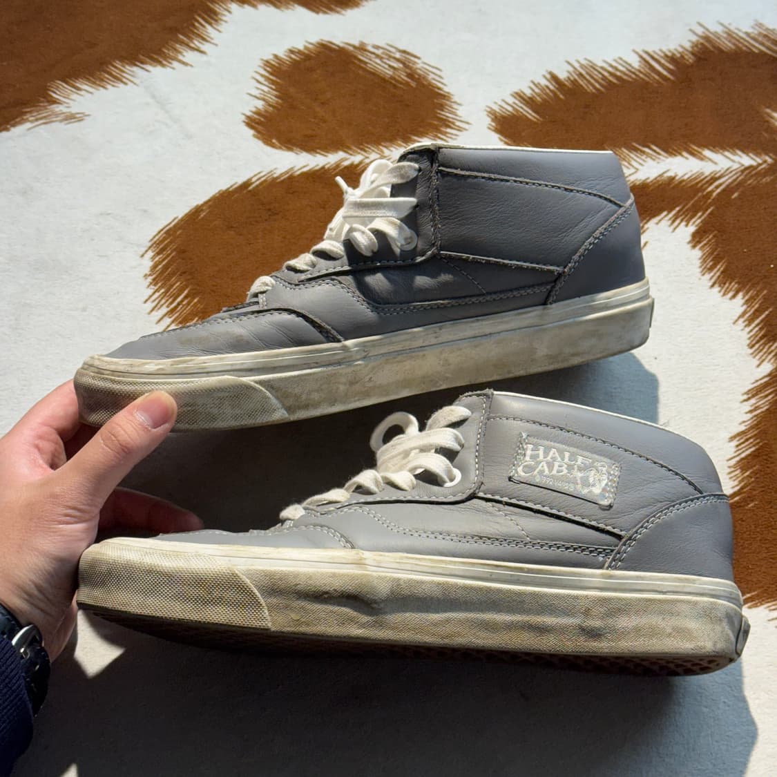 반스 하프캡 레더 그레이 (270) 33DX 애너하임 팩토리 상품이미지6