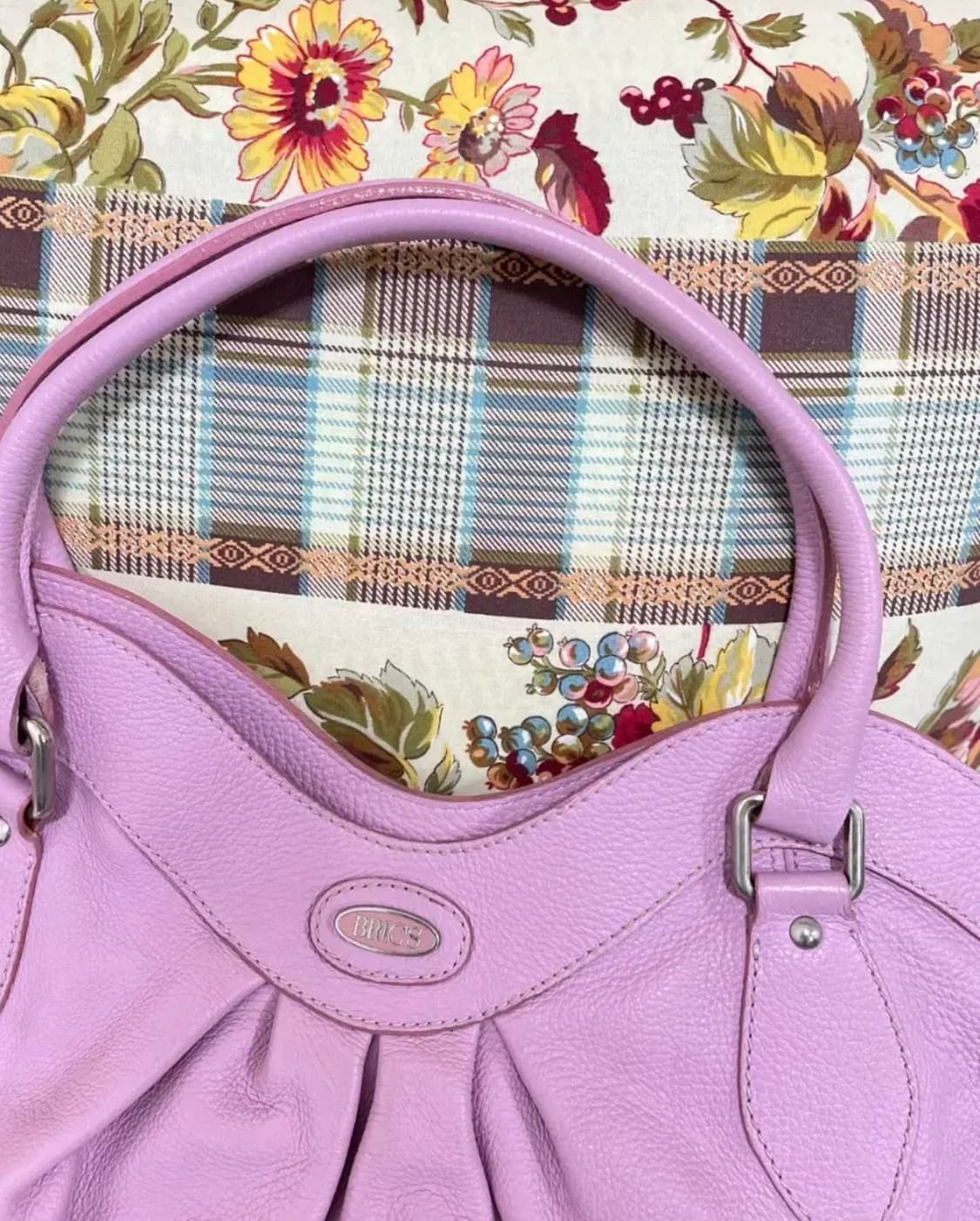 브릭스 가죽핑크라지토트숄더백 상품이미지2