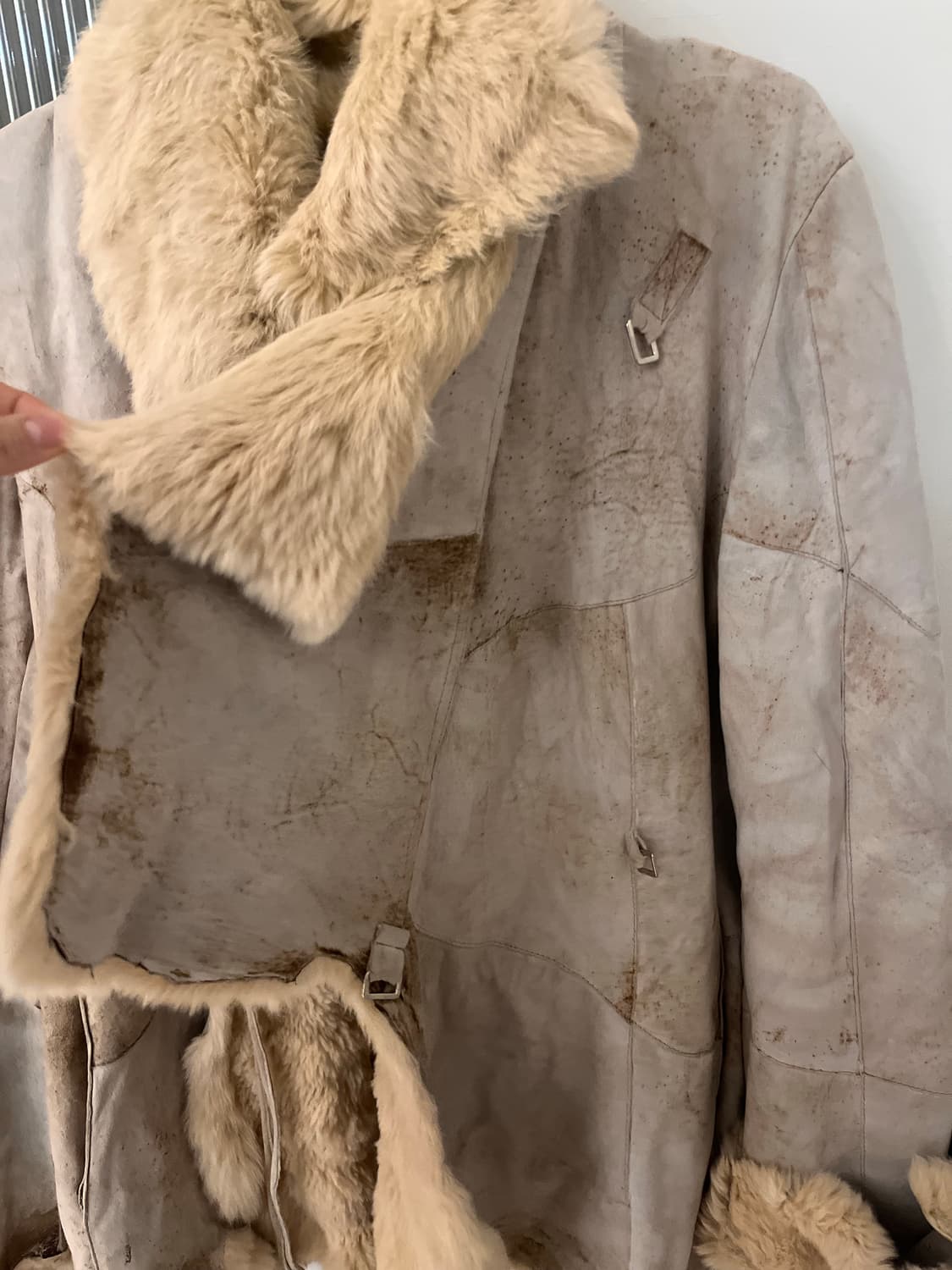 빈티지 스웨이드 퍼자켓 상품이미지4