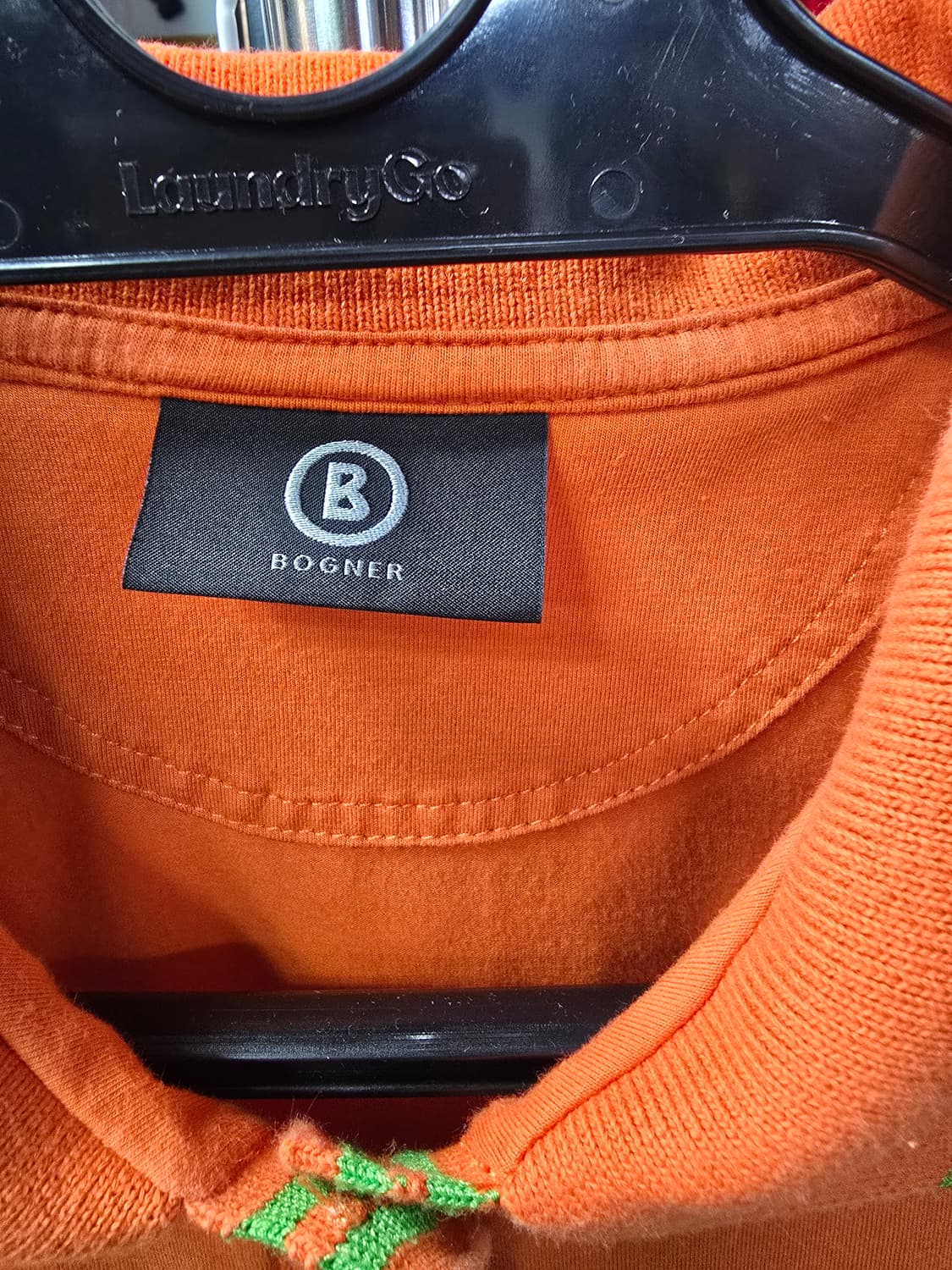 보그너 주황색 민소매 폴로티 (1392) 상품이미지3