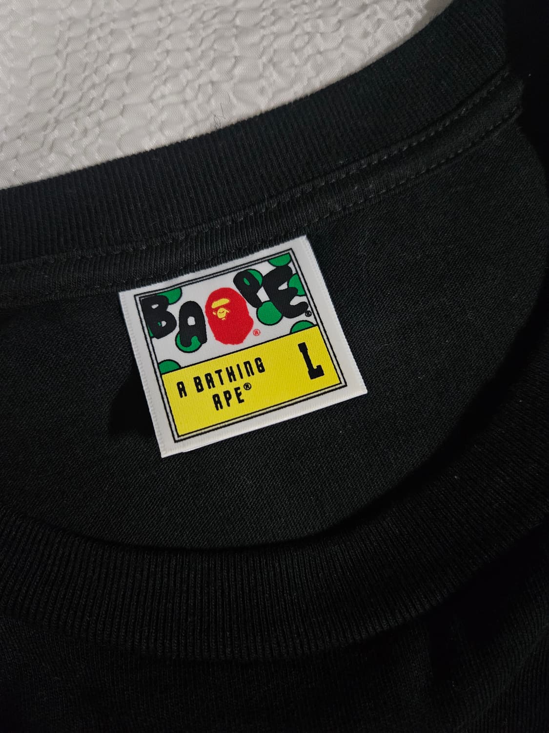 [L]베이프 롱슬리브 블랙 상품이미지3