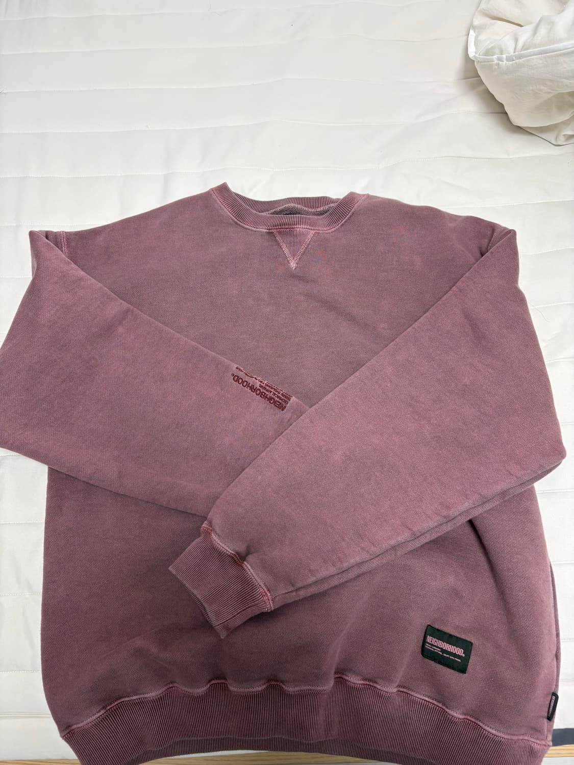 네이버후드 맨투맨 M사이즈 판매합니다 상품이미지1