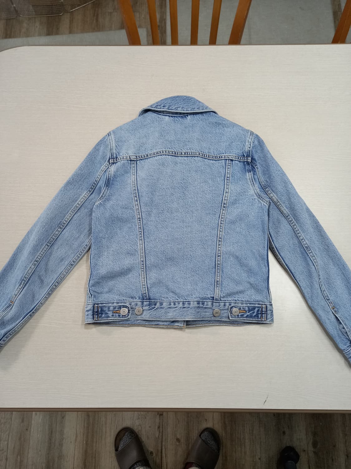 S85 리바이스 Primium 리오셀21% 데님자켓 연청 S-204 상품이미지2