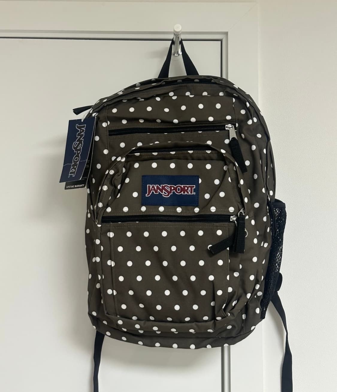 (새상품)잔스포츠 백팩 카키 도트 상품이미지1