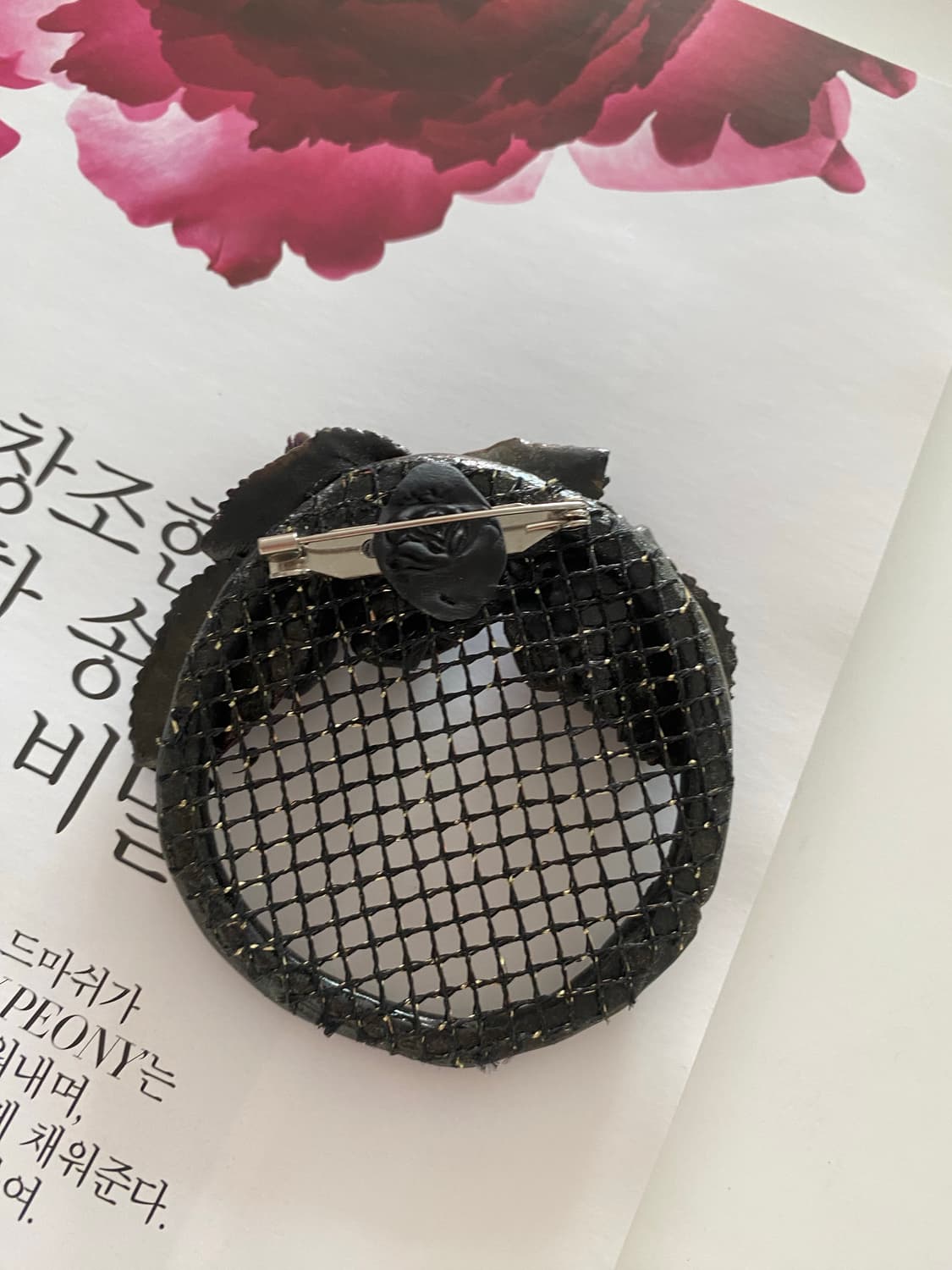 빈티지 플라워 메칼 브로치 상품이미지5