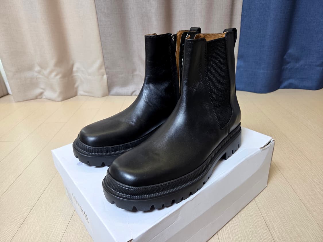 [정품] 타임옴므 23FW 남성 첼시부츠 블랙 270 size 상품이미지3