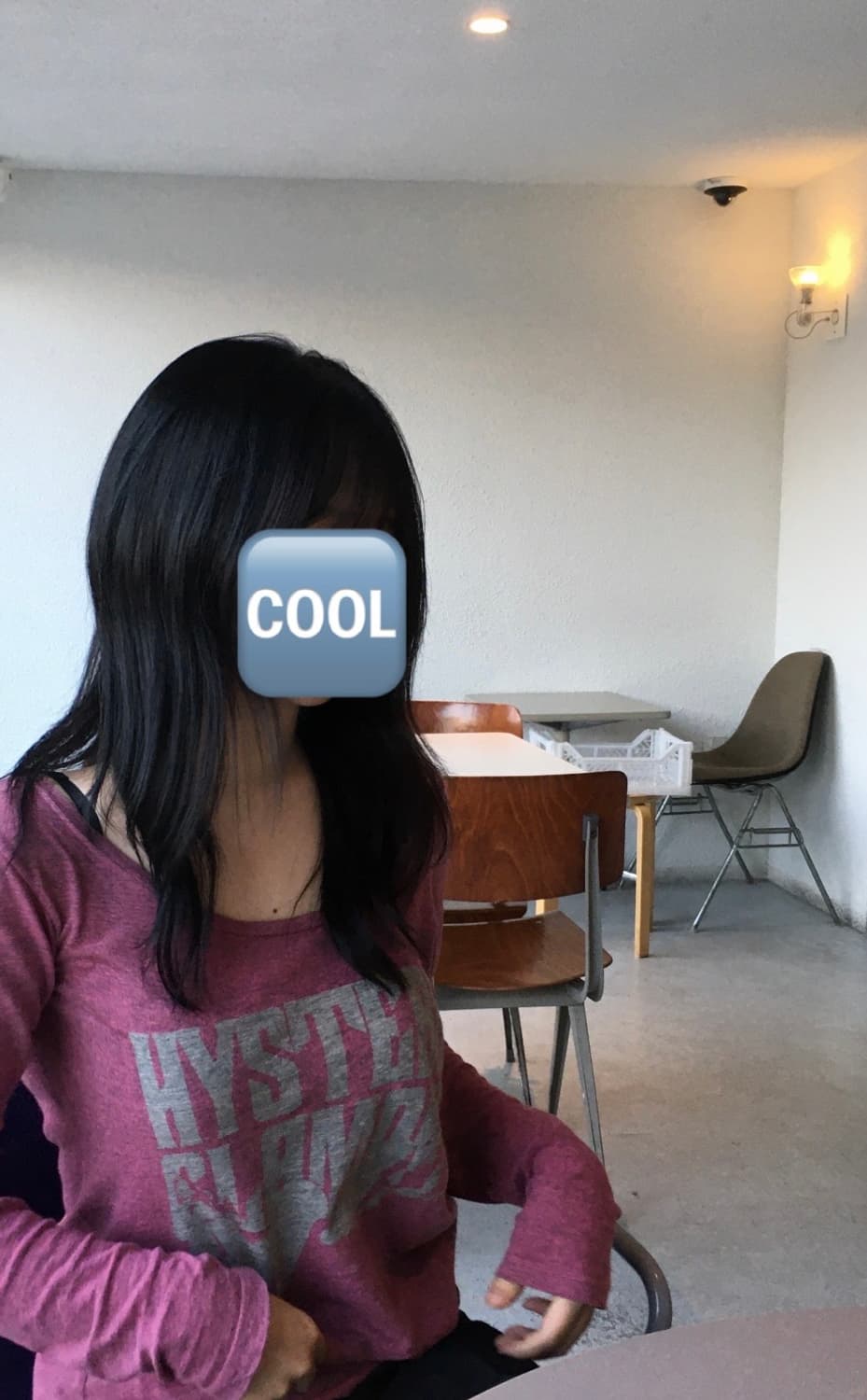 히스테릭 글래머 누워있는 히스걸 롱슬리브 상품이미지2