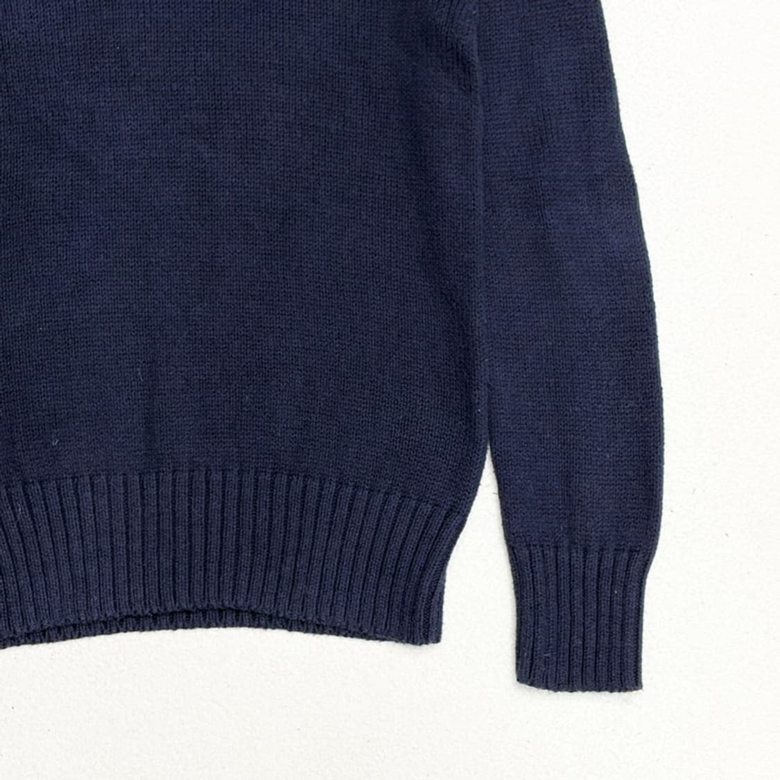 POLO 키즈 엘보우 패치 네이비 울 니트 S(8) 상품이미지2