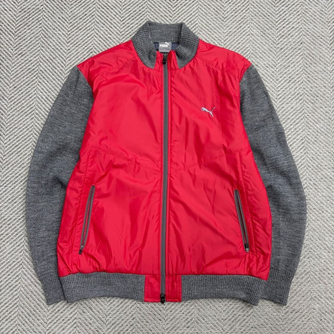 푸마 새상품 패디드 니트집업 v1776 상품이미지1