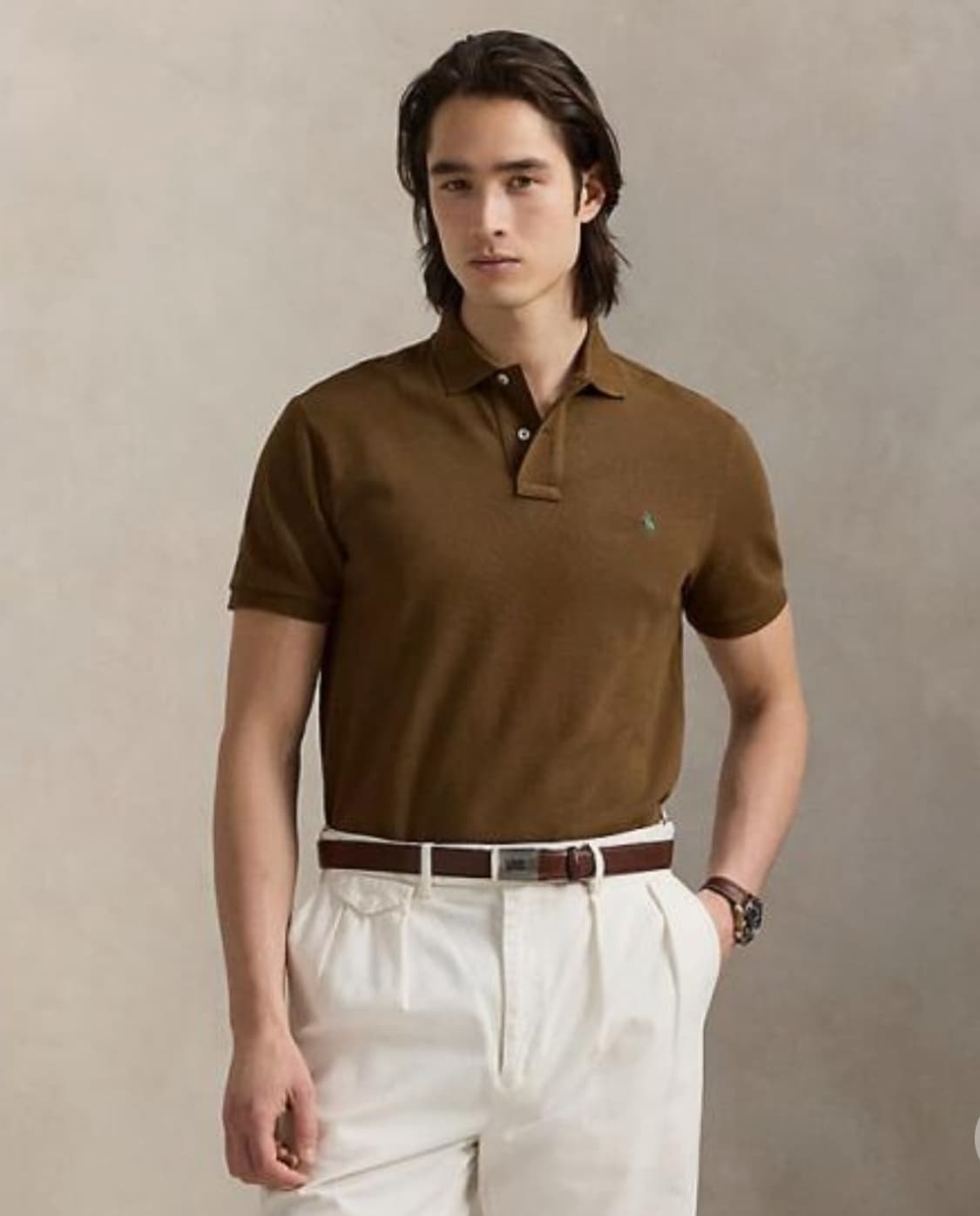 폴로 랄프로렌 커스텀핏 반팔 니트 M사이즈 상품이미지1