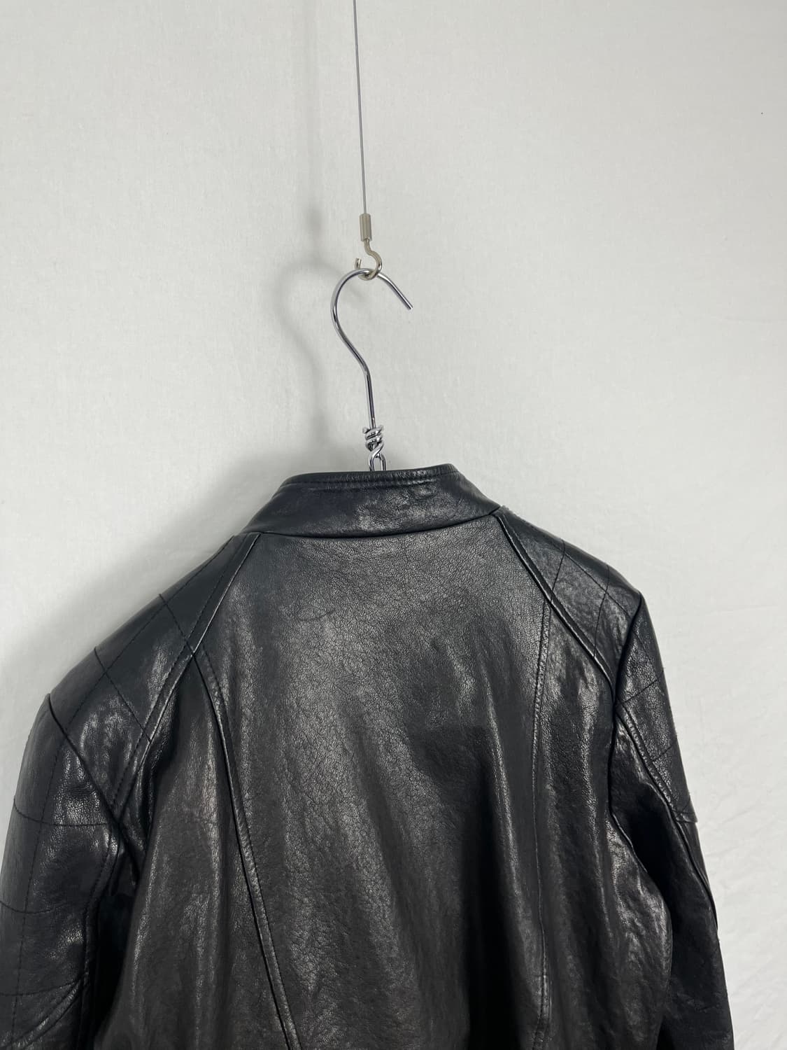 Vintage 리얼레더 라이더 자켓 상품이미지8