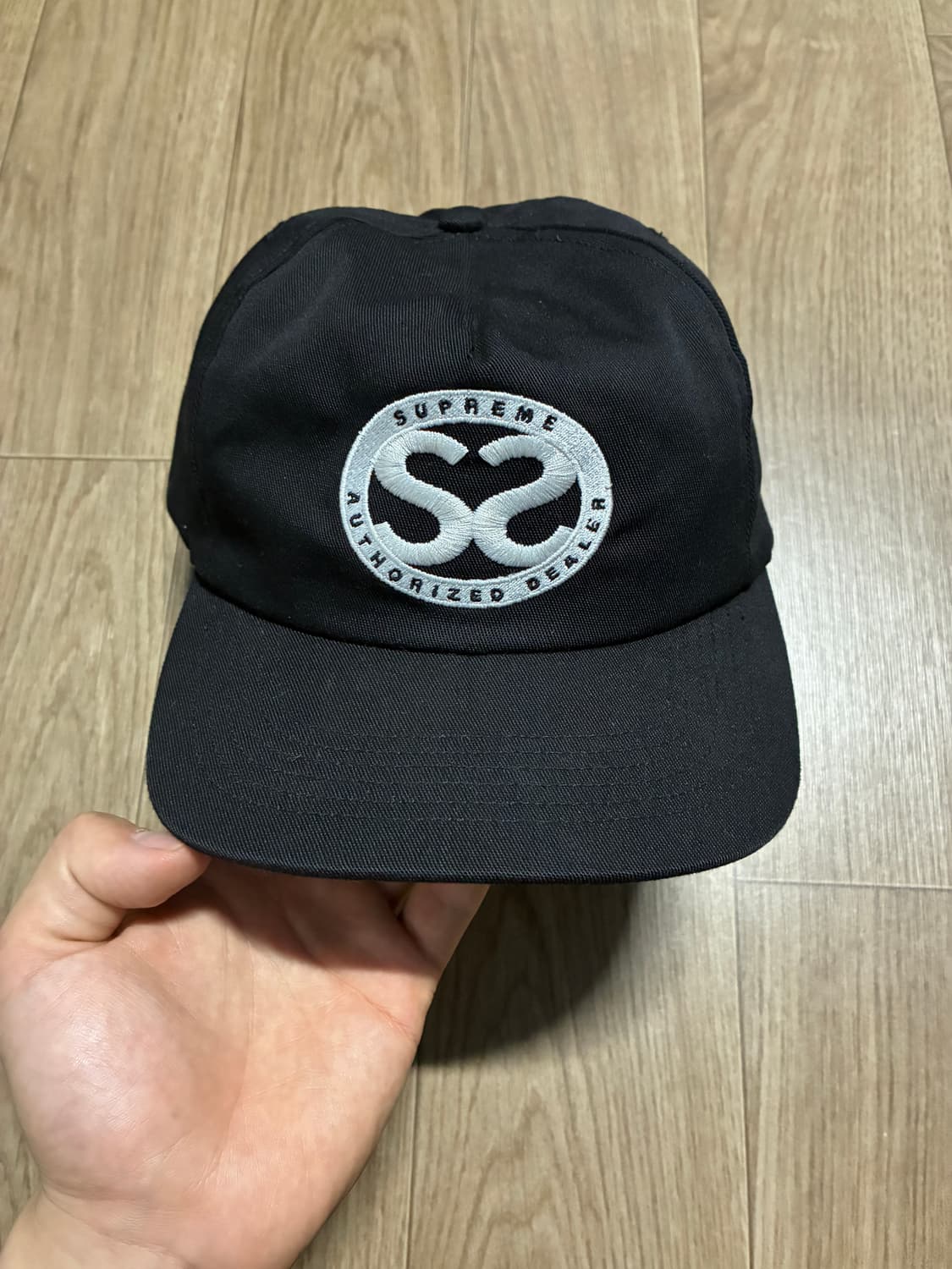 슈프림 더블 S 5 패널 캡 블랙 상품이미지1