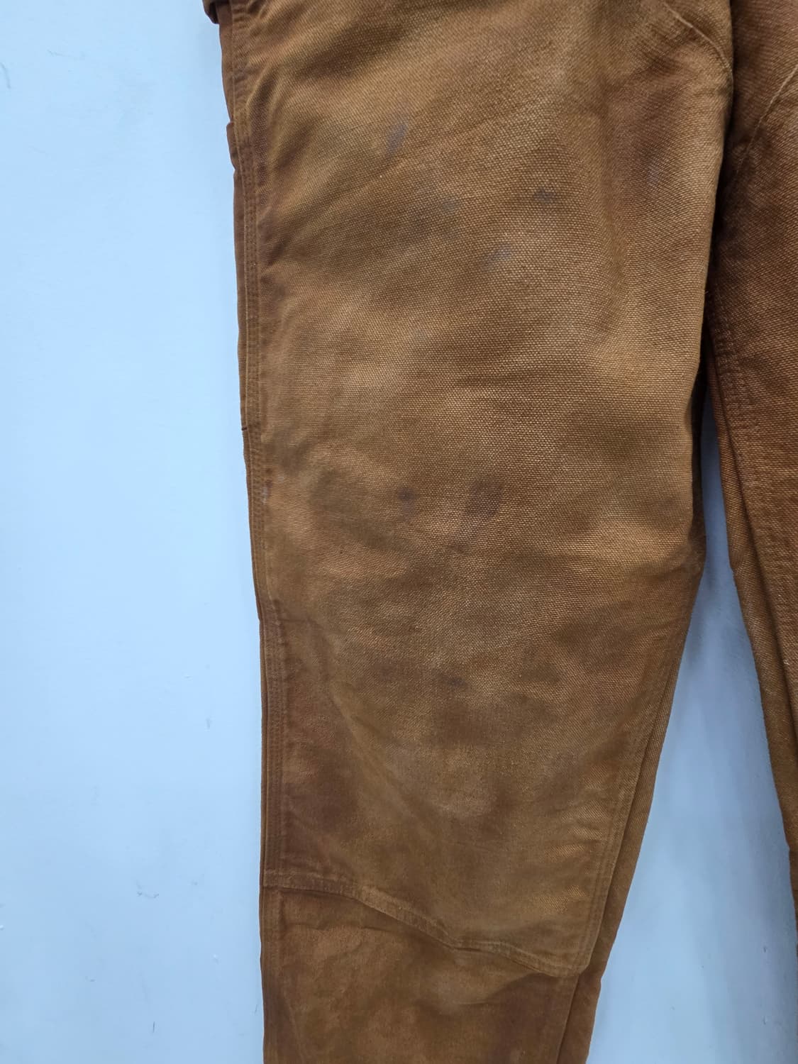 34 칼하트 더블니 브라운 오버롤 상품이미지5