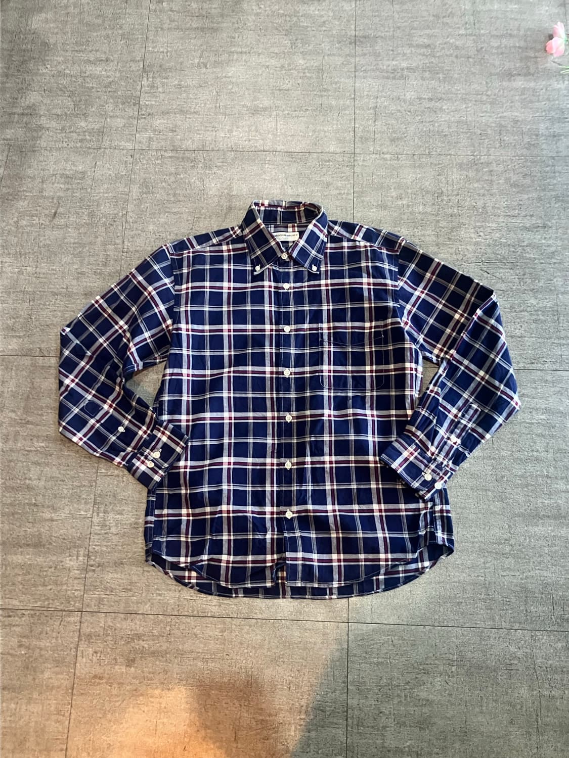 일본빈티지 Madisonwalker 올드스쿨아메카지 혁오풍 복고 체크셔츠 상품이미지1