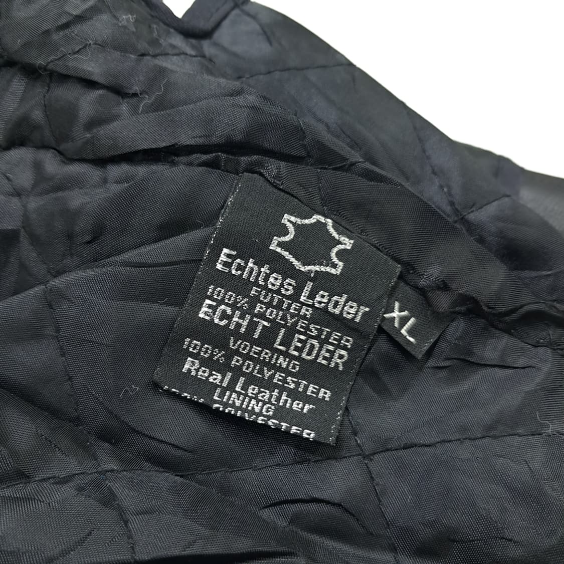CN388 XL Leather King 빈티지 블루프린지 웨스턴 가죽자켓 상품이미지5