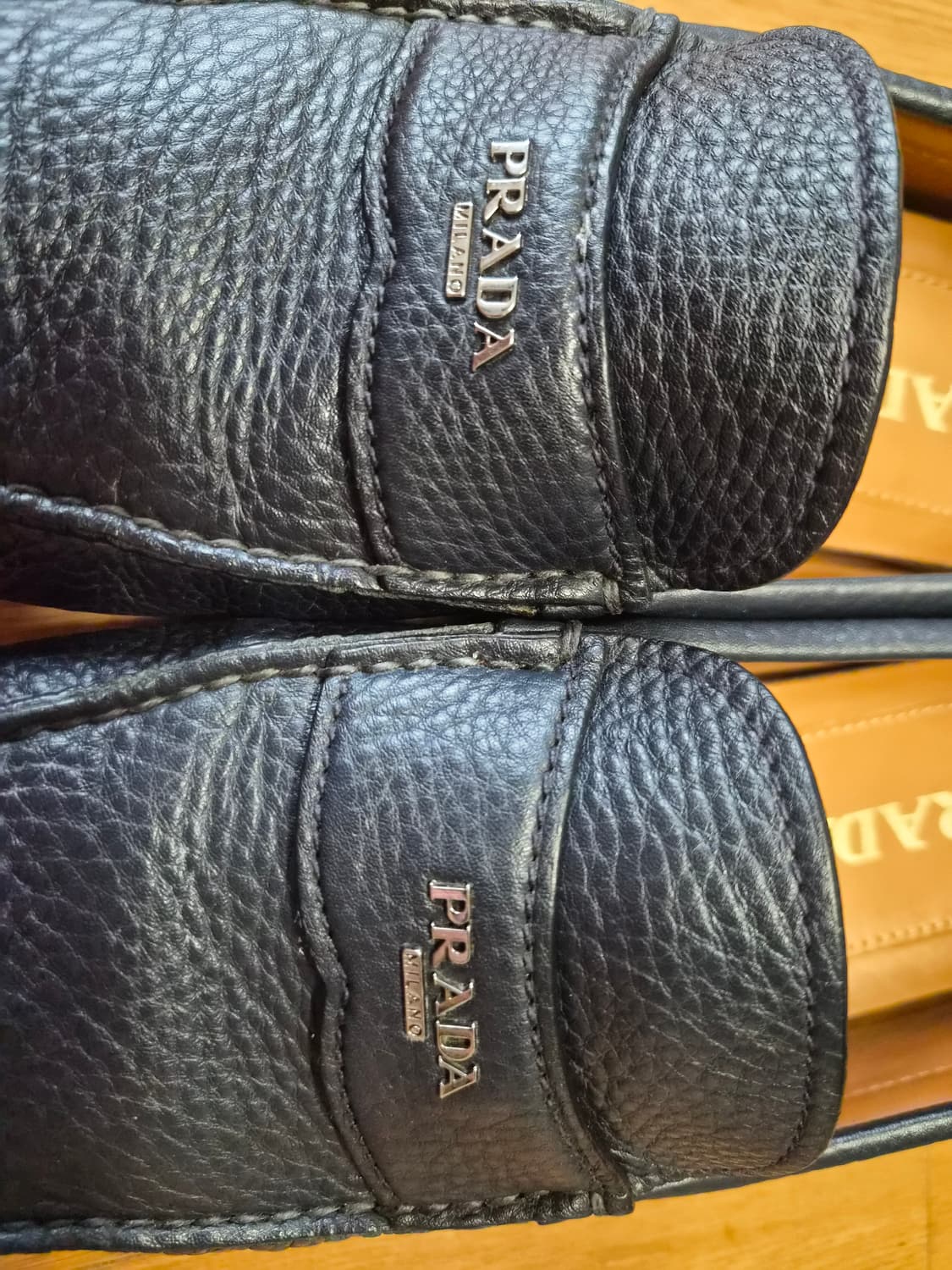 (정품) 프라다 로고 로퍼 265 (명품 남자 신발 스니커즈 구두) 상품이미지3