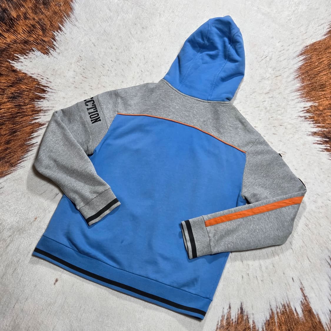 후부 Y2K 배색 후드집업 상품이미지6