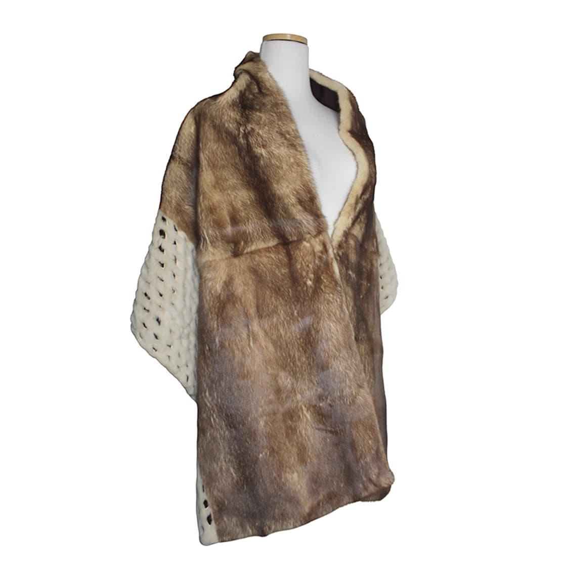 워터빌 투톤 밍크 퍼 숄 머플러 상품이미지2