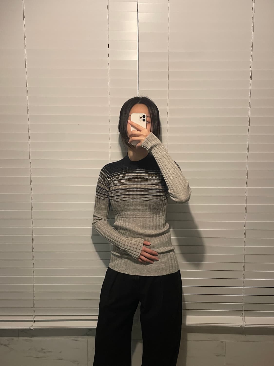 분더샵 캐시미어 스키니 니트 상품이미지2