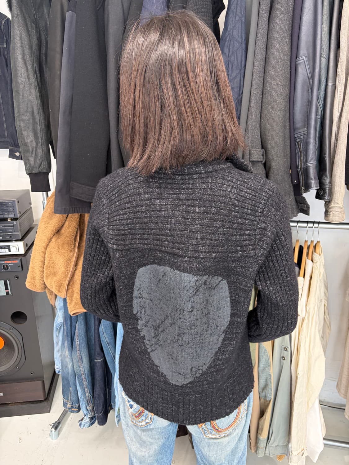 G-Star Raw 립드 니트 집업 자켓  상품이미지2