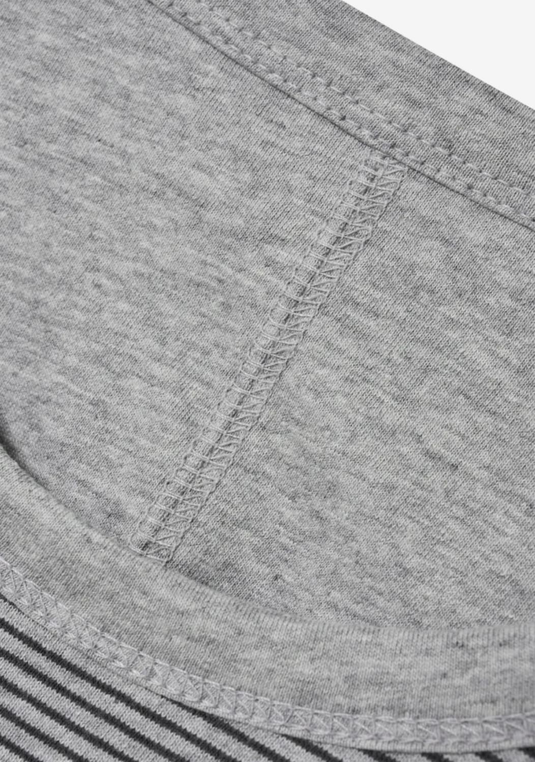 해칭룸) 회색 반팔 Two Face Stripe Tee Grey 상품이미지6