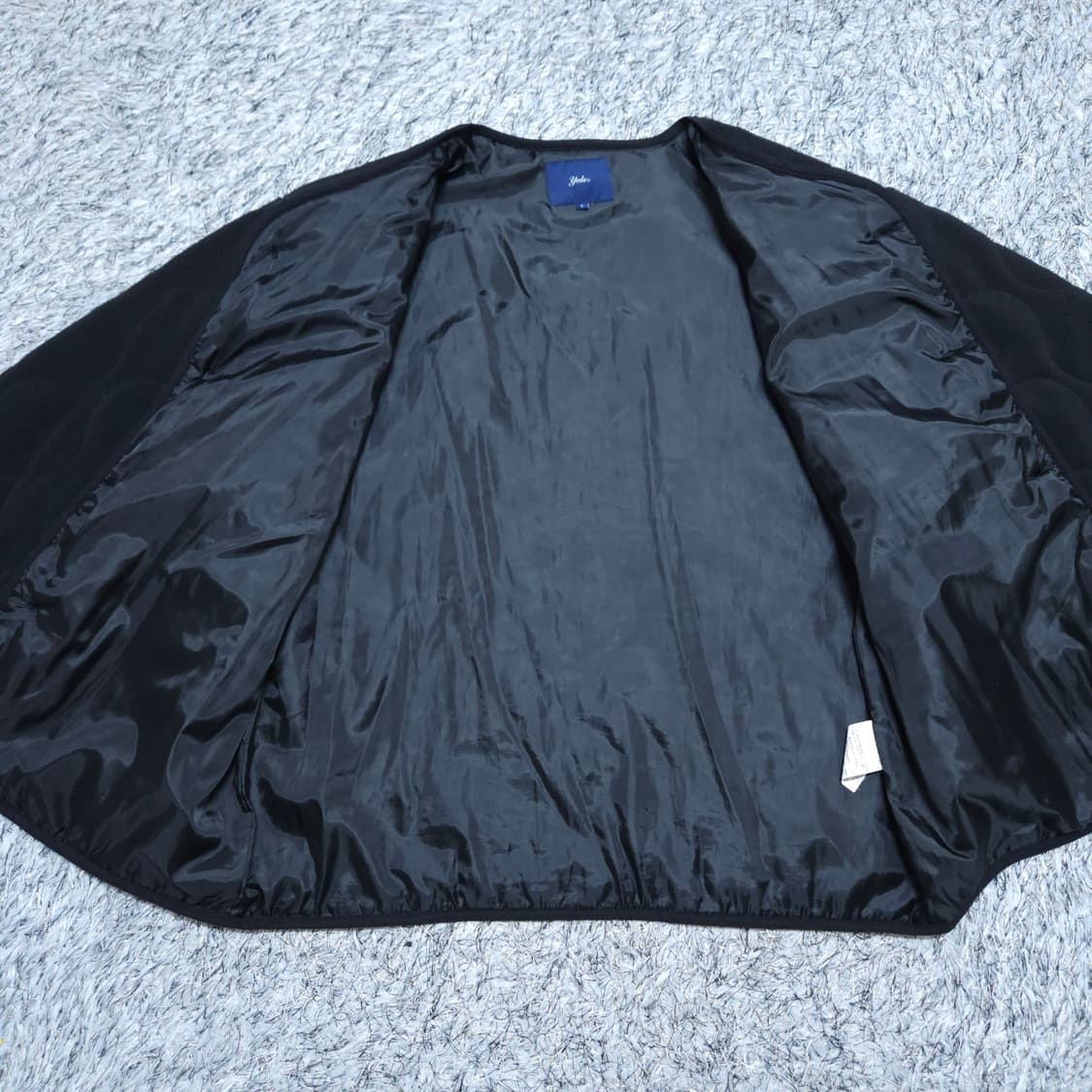 예일Yale) L 남자 뽀글이 플리스자켓 블랙 / 왕눈이샵 상품이미지8