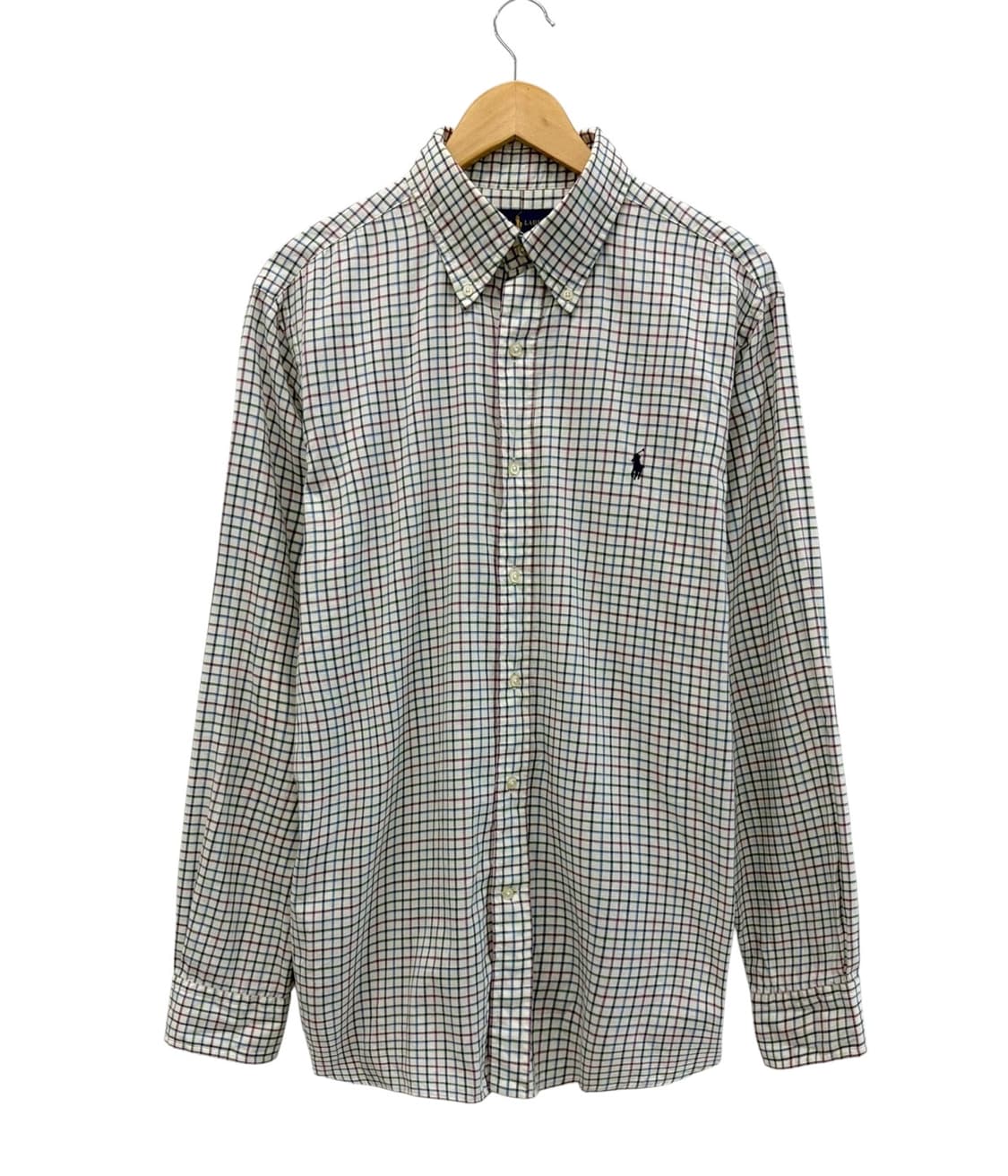 폴로 체크 셔츠 화이트 (L/국내105~110) 상품이미지1