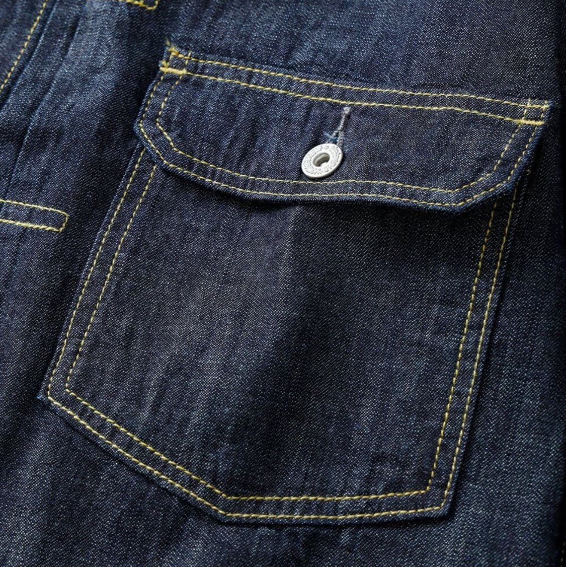 HOUSTON 라이트 데님 셔츠 자켓 - 인디고 / 38 상품이미지6