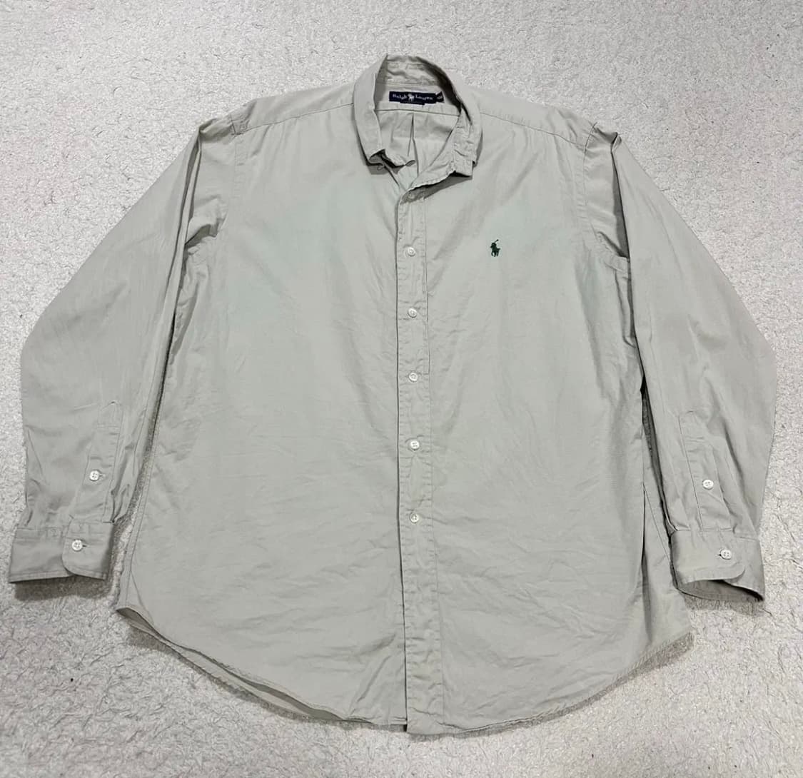 폴로 랄프로렌 베이지 셔츠 100 상품이미지1