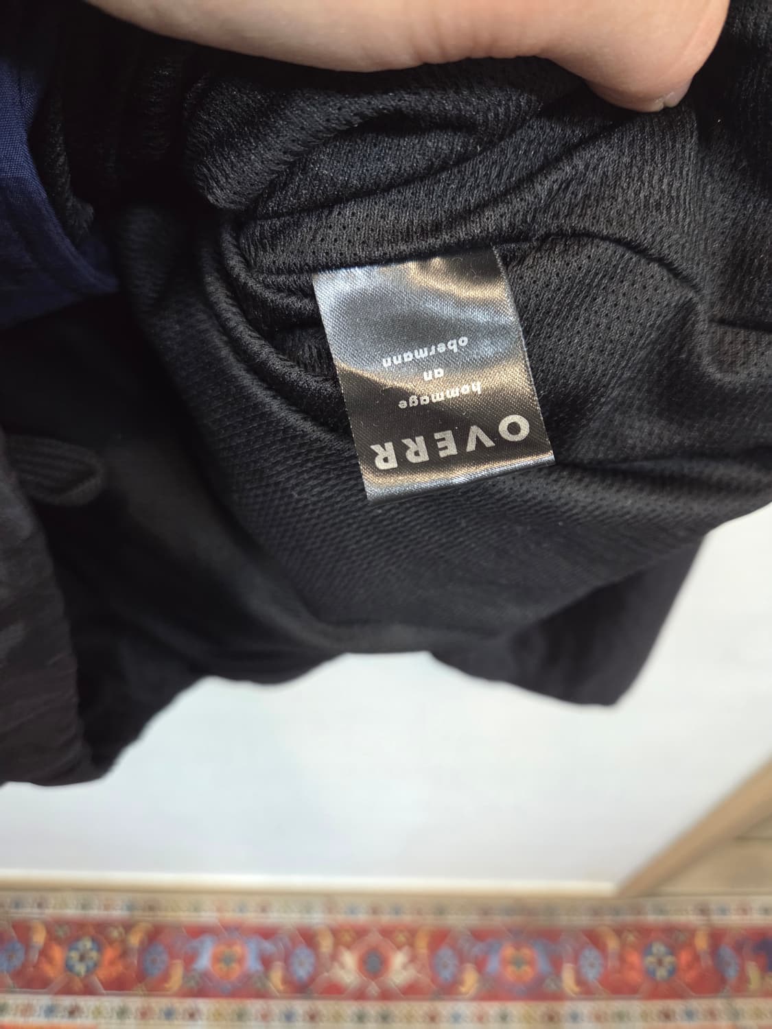 오베르 레터링 배색 방풍 밀리터리 자켓 대략 xxl 상품이미지5