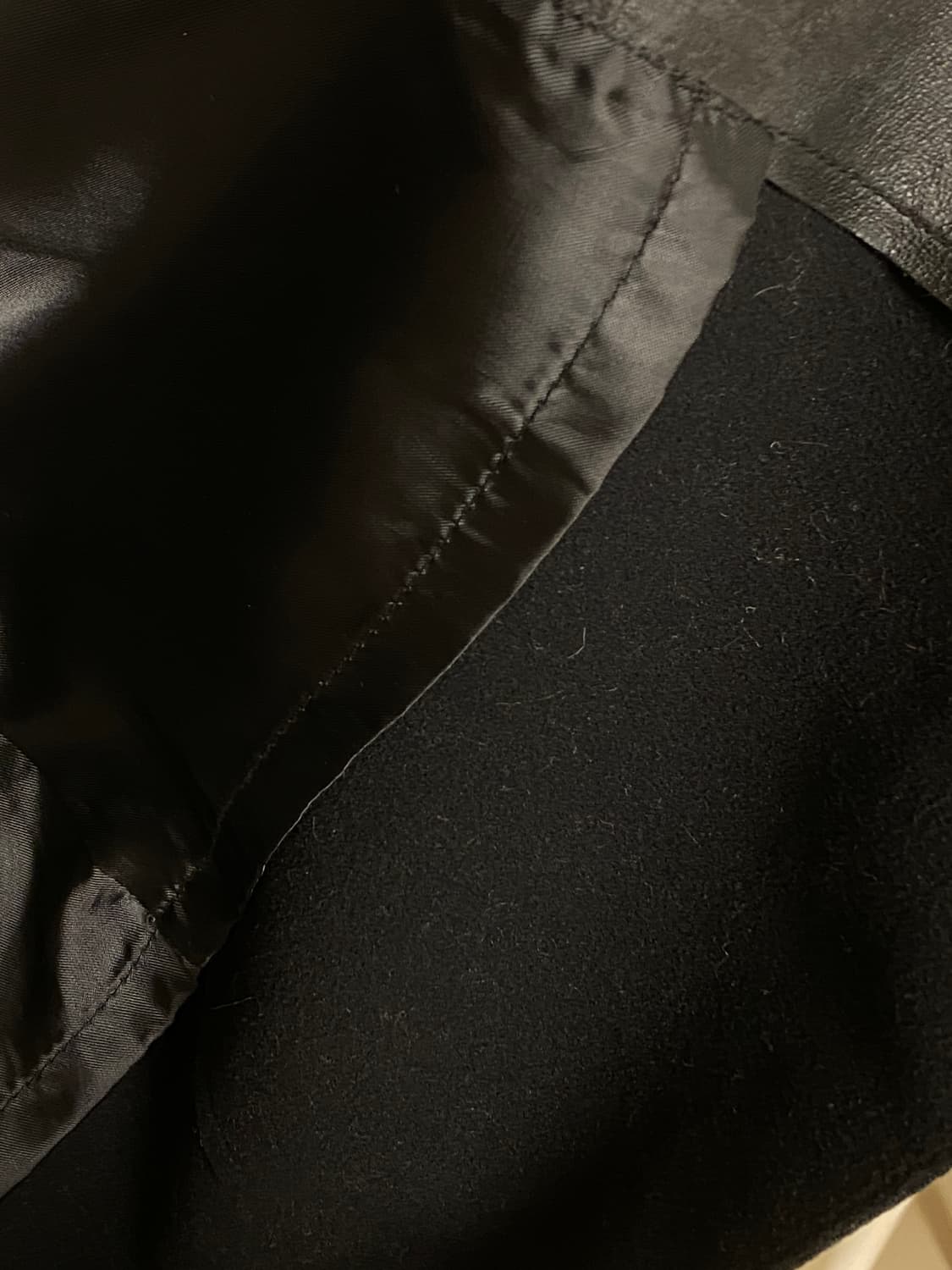 ISOFACE 가죽 롱코트 상품이미지10