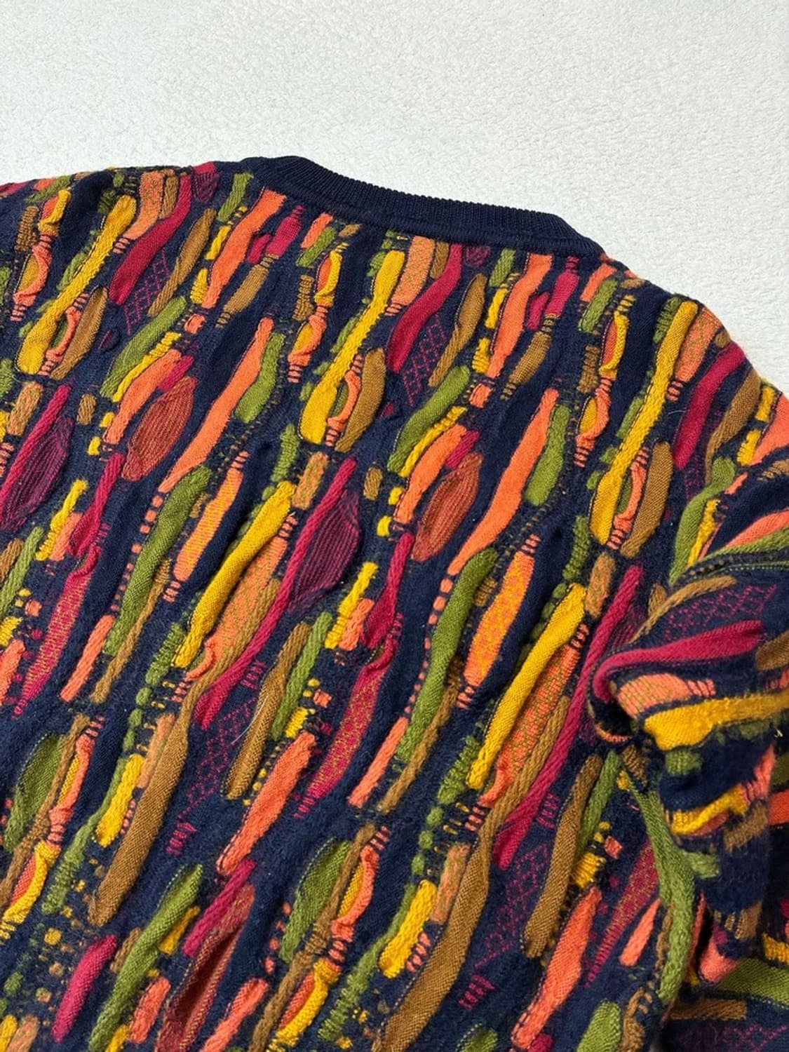 림노스 Limnos 90's 3D 케이블 크롭 울 니트 PN6203 상품이미지4