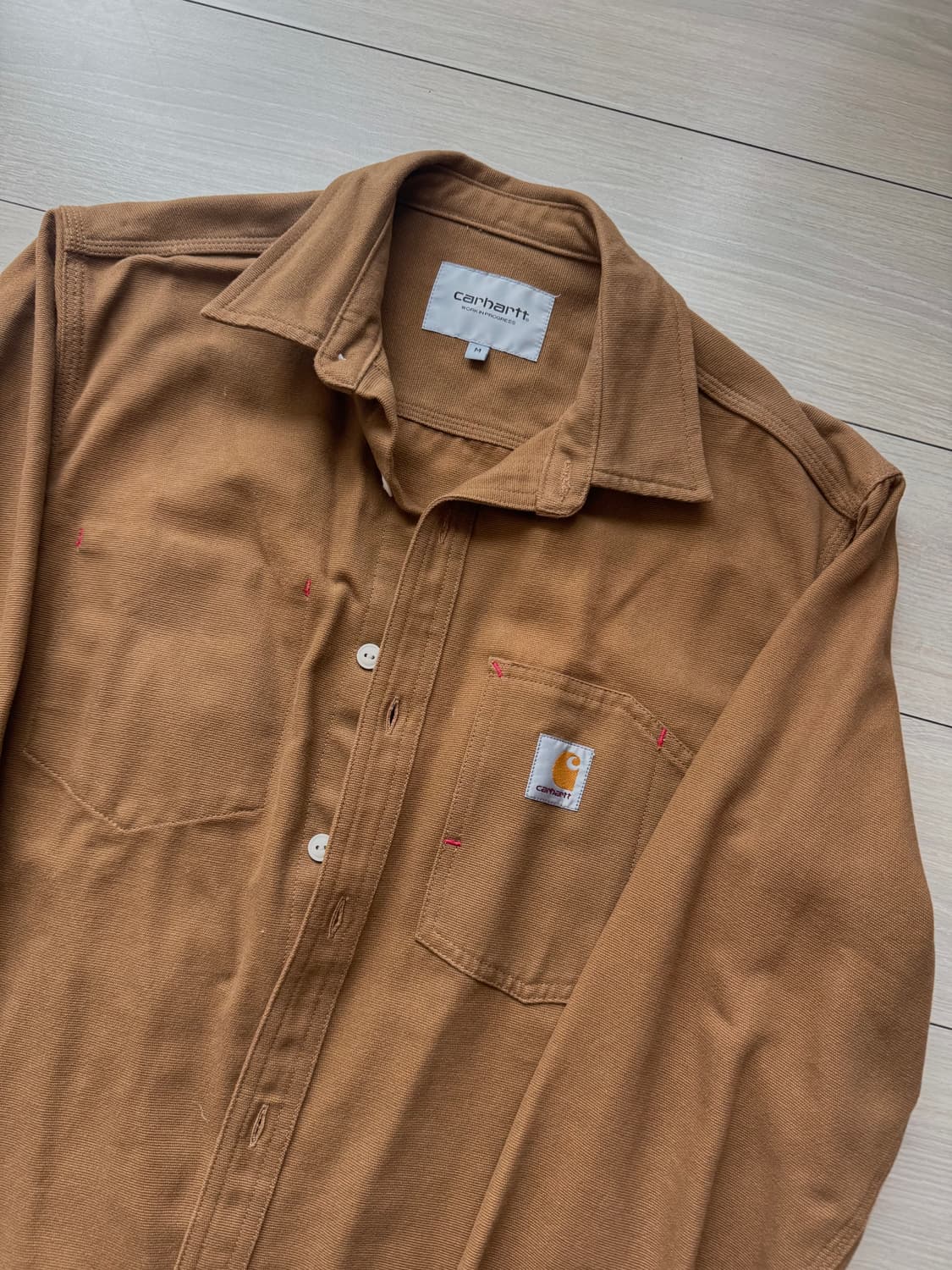 칼하트WIP 토니셔츠 브라운L/S TONY SHIRT - m 상품이미지4