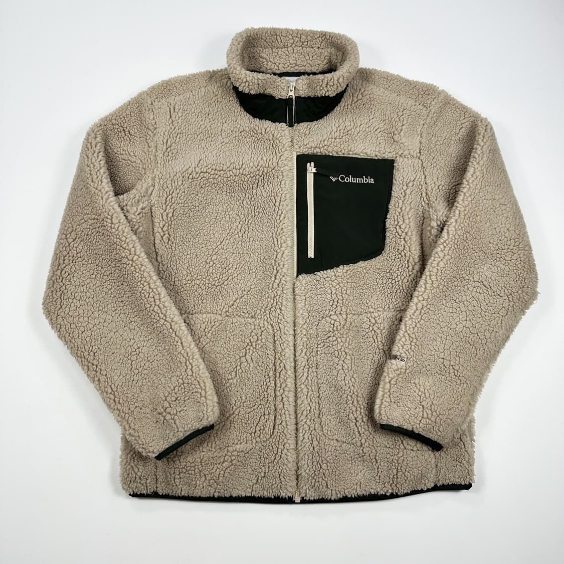 컬럼비아 쉐르파 아이보리 후리스 자켓 (XL) 상품이미지2