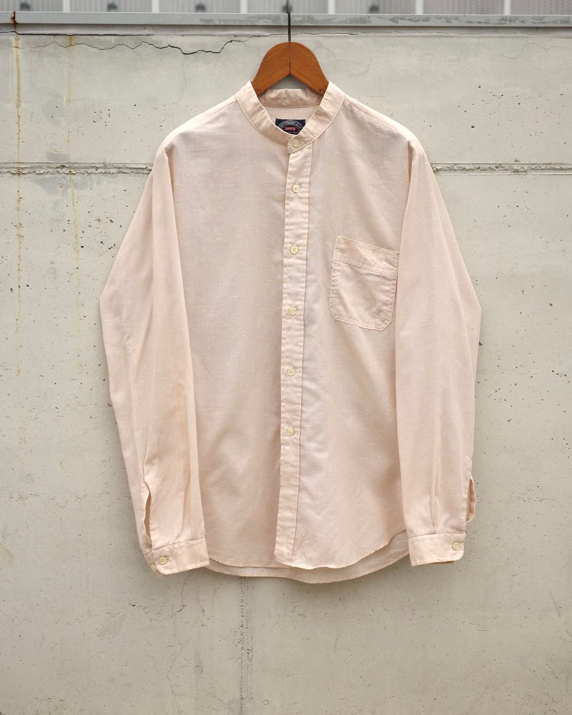 70‘s 리바이스 스탠드 카라 슬럽 셔츠 상품이미지1