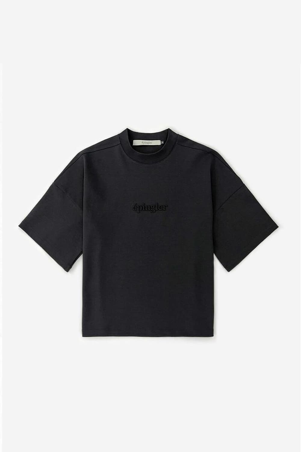 [S] 에핑글러 EP 엠보 로고 티셔츠 차콜 상품이미지5
