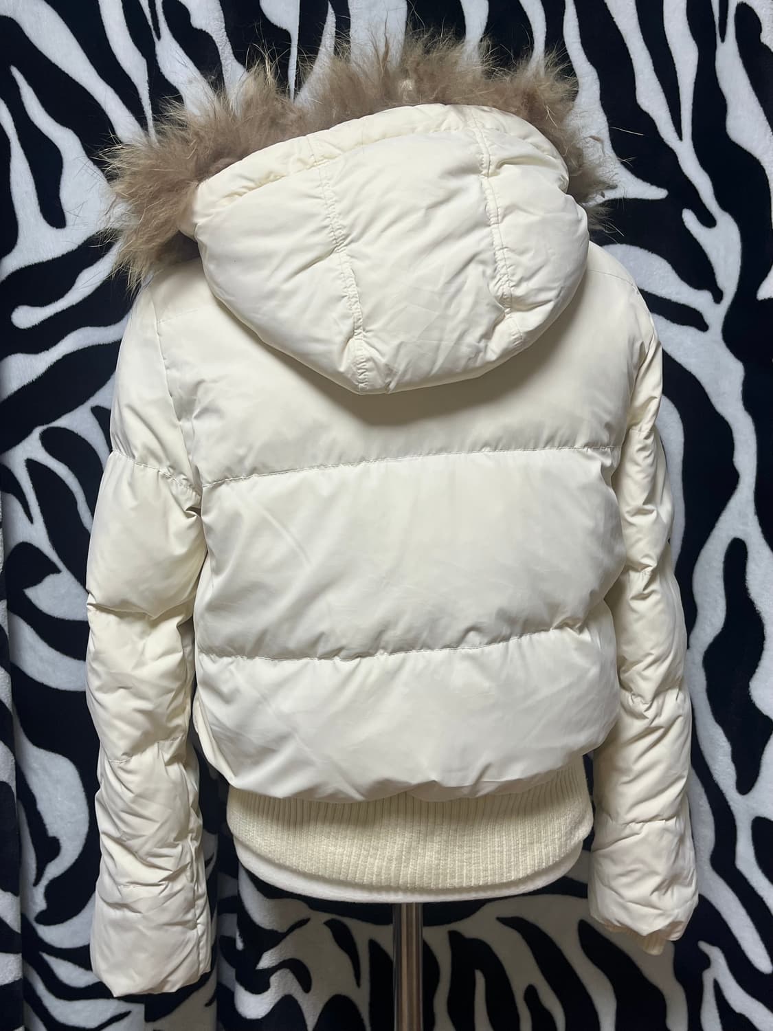 vintage short fur padding 상품이미지2