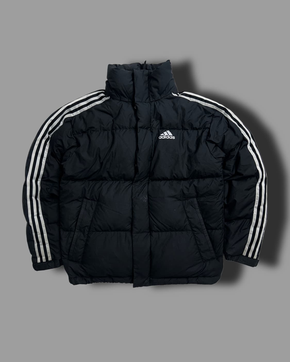 아디다스 삼선 블랙 패딩 M 상품이미지4