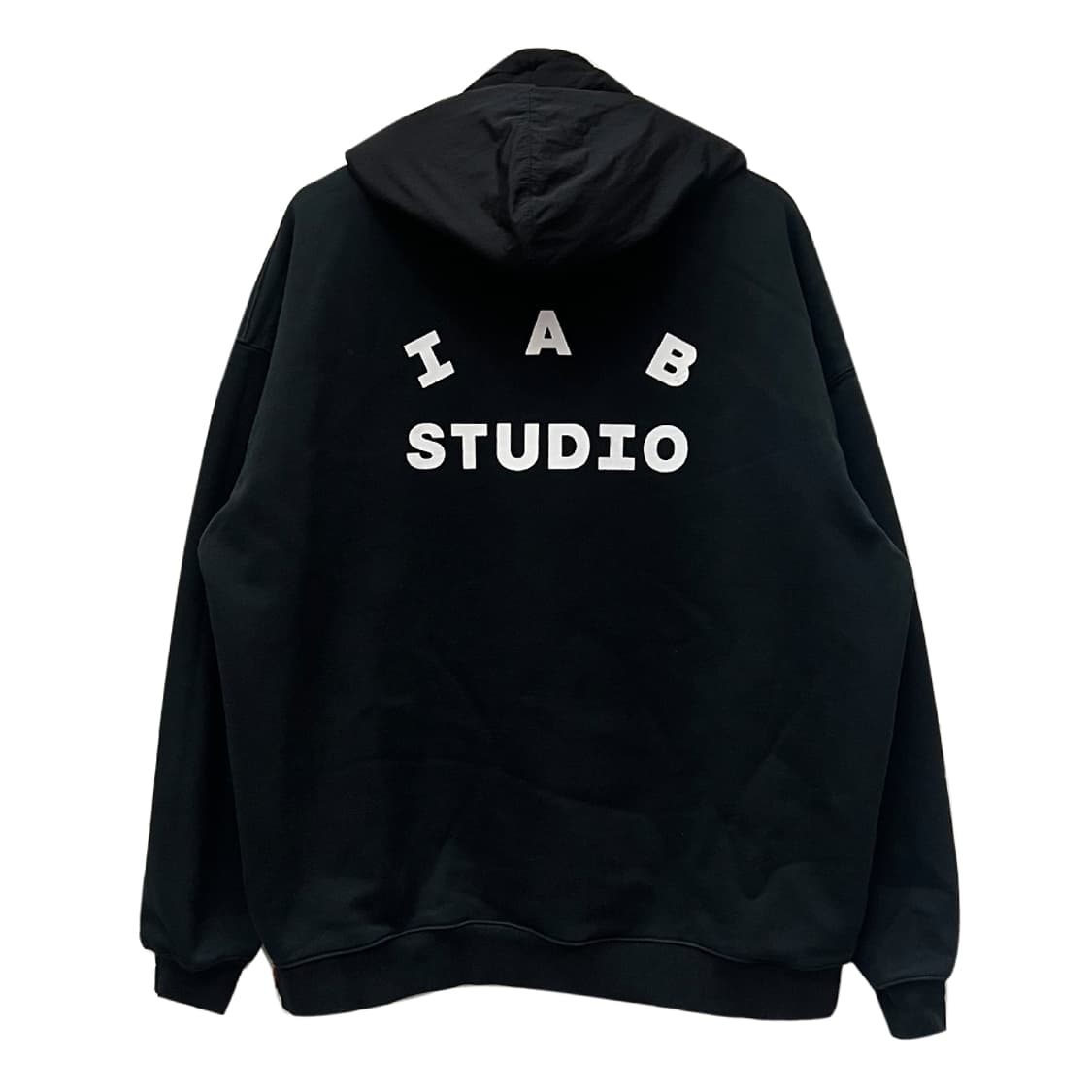 아이앱 스튜디오 우븐 블랙 후드티 2XL 상품이미지3