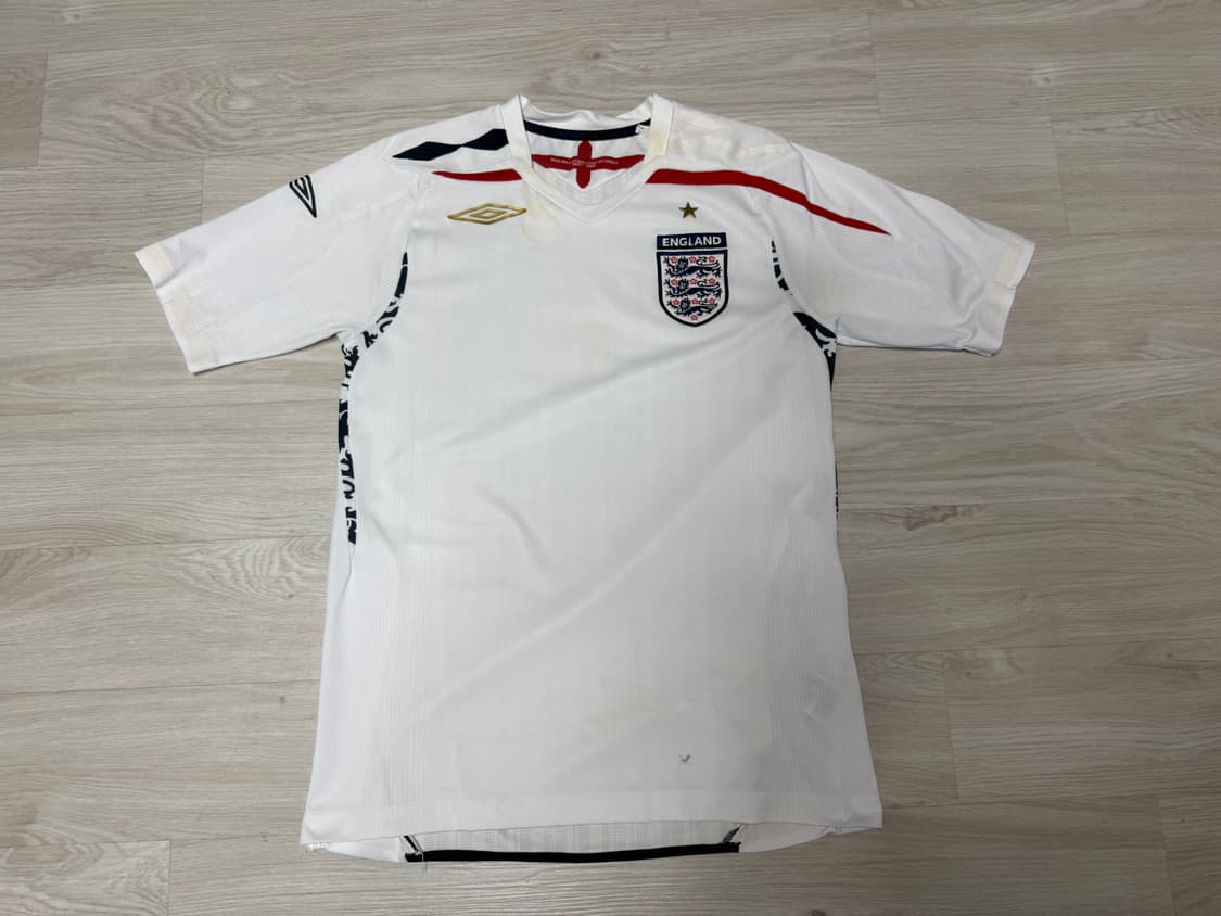 [S] 엄브로 잉글랜드 국대 07-09 홈 노마킹 유니폼 상품이미지2