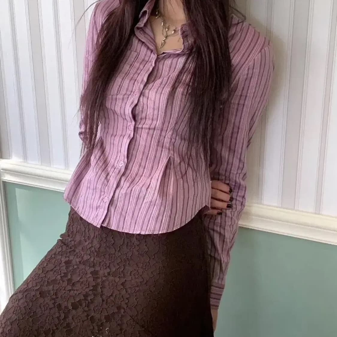 루루서울 그레이프잼 셔츠 상품이미지1