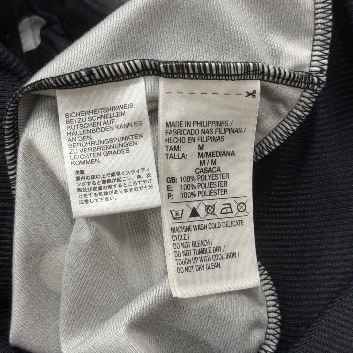 아디다스 빈티지 파이어버드 빅로고 도트 땡땡이 패턴 트랙탑져지 자켓 블랙 상품이미지6