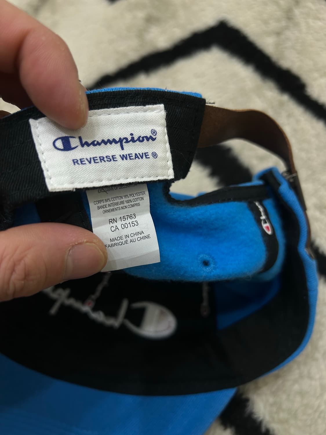 챔피온 리버스위브 트윌 캡/스카이블루 상품이미지5