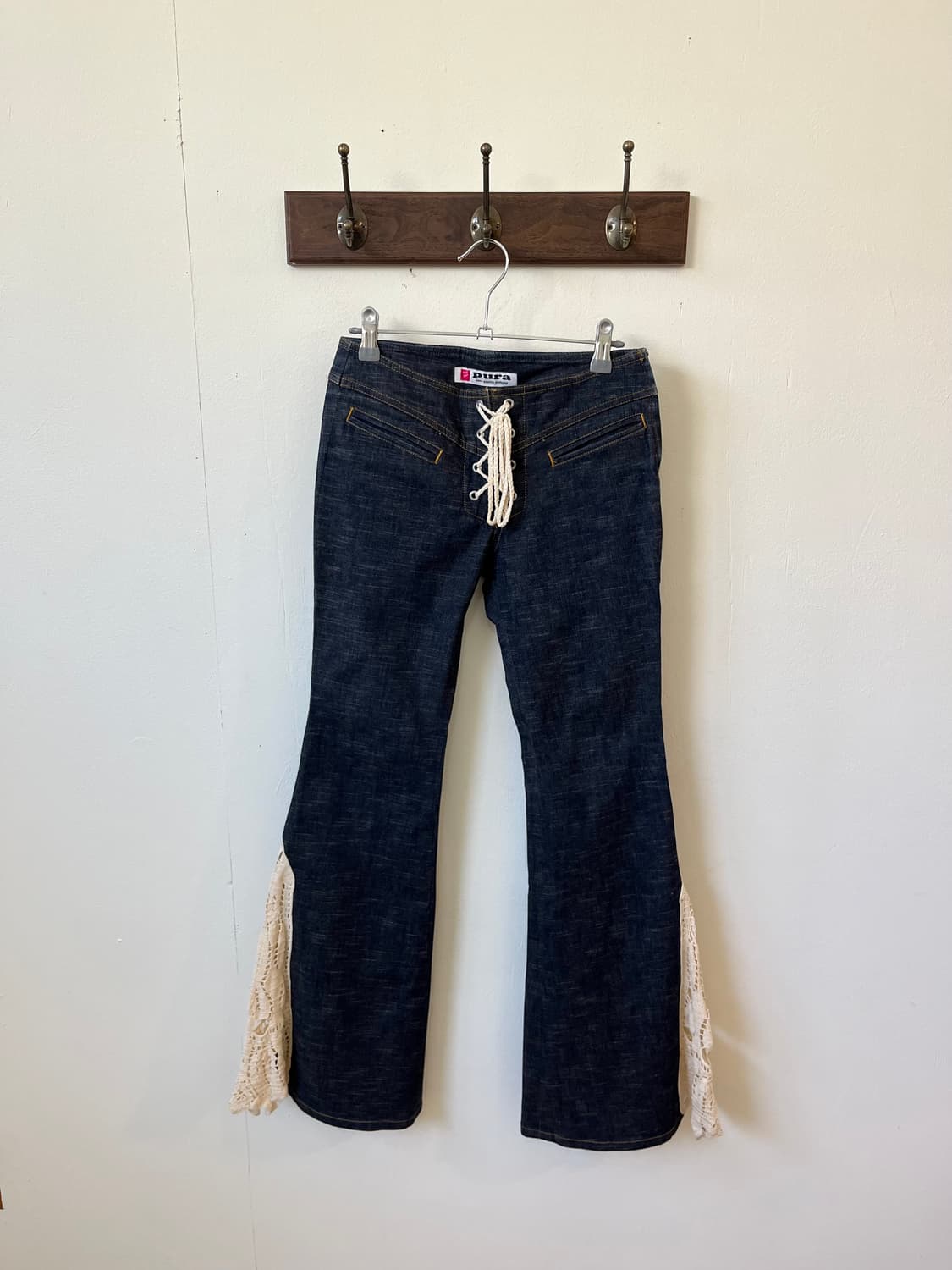 Pura 레이어드 데님 팬츠 상품이미지2