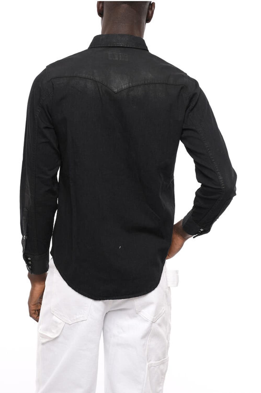 Snap Buttons Coated Western Shirt 상품이미지3